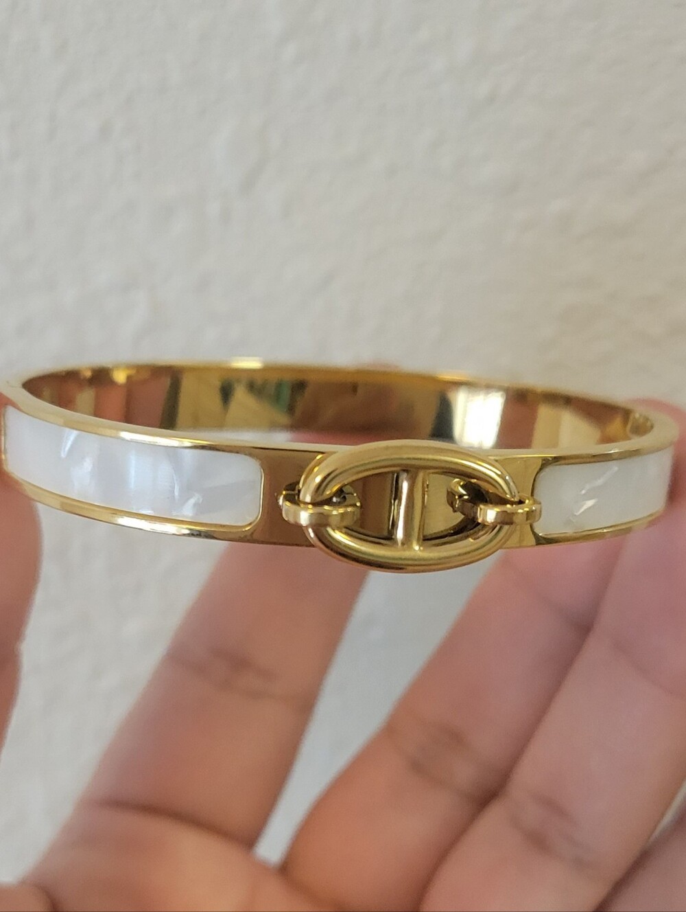 18K Gold Plated Elegant Gold Bangle Bracelet